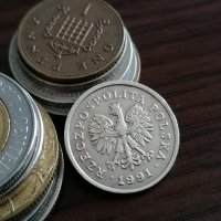 Монета - Полша - 50 гроша | 1991г., снимка 2 - Нумизматика и бонистика - 35245190