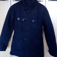 Черно зимно палто S/M, снимка 3 - Палта, манта - 32781260
