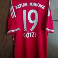 Bayern Munich Mario Gotze Adidas оригинална тениска футболна фланелка 2013/2014 L Байерн Гьотце, снимка 1 - Тениски - 38501985