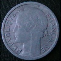 1 франк 1941, Франция, снимка 2 - Нумизматика и бонистика - 28436318