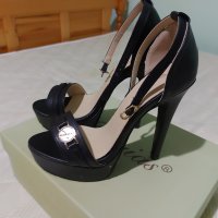 Дамски елегантни сандали на висок ток, снимка 3 - Дамски обувки на ток - 43791643