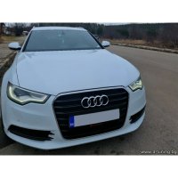 Решетки за халогени за Ауди Audi А6 Ц7C7 2011 2012 2013 2014 2015 ХРОМ, снимка 6 - Тунинг - 32041458