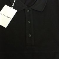 Тениска черна с якичка, снимка 3 - Тениски - 38368293