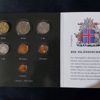 Комплектен сет - Исландия - 8 монети, снимка 1 - Нумизматика и бонистика - 40026545