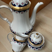 Комплект чайник с захарница и латиера на Winterling Bavaria, снимка 1 - Прибори за хранене, готвене и сервиране - 44882505