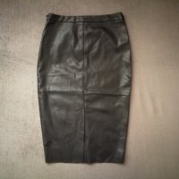 Нова дамска кожена пола в черен цвят р-р XS, S, M (EU 34, 36, 38) - Primark, снимка 10 - Поли - 43870938