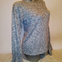 Зимна сива блуза р-р М/Л, снимка 4 - Блузи с дълъг ръкав и пуловери - 38526663