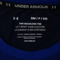 Under Armour UA Seamless оригинална тениска S спорт фитнес фланелка, снимка 3 - Спортни дрехи, екипи - 37387234