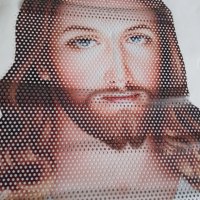 Качествен цветен винил самозалепващ стикер с изображение на Исус Христос за кола автомобил джип дом , снимка 4 - Аксесоари и консумативи - 37615524