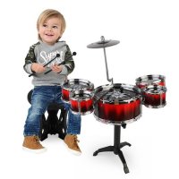 Комплект барабани и столче, снимка 2 - Музикални играчки - 43006080