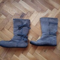 Hush Puppies сиви велурени топли ботуши  размер 39, снимка 8 - Дамски ботуши - 27239089