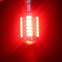 2 бр BA15S стоп светлини габарити крушки супер ярка червена светлина кола спирачка 33 лед SMD LED кр, снимка 10 - Аксесоари и консумативи - 28276746