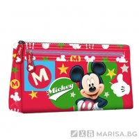 Несесер с два цип Mickey Mouse Plano Star 47305, снимка 1 - Ученически пособия, канцеларски материали - 32329682