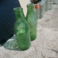 Стари стъклени шишета от боза 1 литър , снимка 3 - Колекции - 33198150