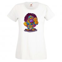 Дамска тениска Marvel Thanos Игра,Изненада,Подарък,Геймър,, снимка 3 - Тениски - 36786034