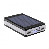 Соларна външна батерия power bank 60000mah с led фенер телефон iphone, снимка 9 - Външни батерии - 28865422