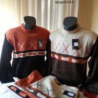 Мъжки пуловери различни модели, снимка 3 - Пуловери - 23680152