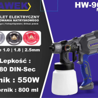 Професионаел Електрически Пистолет за боядисване HAWEK , HW-9011, снимка 6 - Други инструменти - 44877430