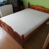 Рамка за легло с две нощни шкафчета , снимка 2 - Спални и легла - 43020499