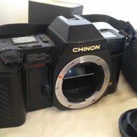 Комплект Фотоапарат CHINON CP-7M+обективи, снимка 6 - Фотоапарати - 43657532