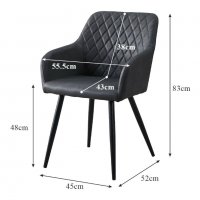 Висококачествени трапезни столове тип кресло МОДЕЛ 231, снимка 11 - Столове - 36639147