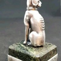 Сребърно куче Фаберже Уникат!!!Окончателна цена., снимка 4 - Антикварни и старинни предмети - 26742107