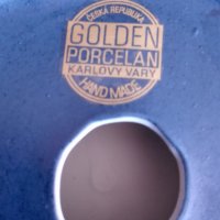 Пепелник от кобалтов порцелан, Чехия, снимка 7 - Антикварни и старинни предмети - 36674968