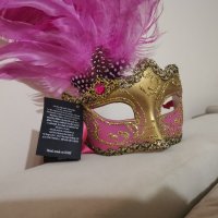 Красива маска от Венеция , снимка 1 - Антикварни и старинни предмети - 44064489
