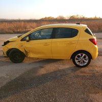 Опел Корса Е 1,4 турбо бензин  2015/ Opel Corsa E 1,4 turbo yellow на части, снимка 1 - Части - 43757538