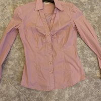 Продавам елегантна риза в розово .  , снимка 1 - Блузи с дълъг ръкав и пуловери - 39932670