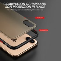 Удароустойчив кейс Vennus с цветен бутон за iPhone X XR XS / 3 Цвята, снимка 8 - Калъфи, кейсове - 28088017