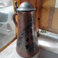 Стара немска халба за бира керамика, снимка 1 - Антикварни и старинни предмети - 37921060