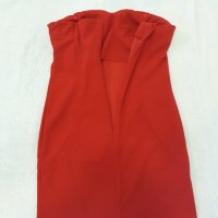 Червена къса рокля MISS CHIC, с вградени подплънки , сексапилна, по тялото , еластична материя., снимка 8 - Рокли - 37258201
