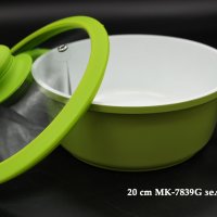 ТЕНДЖЕРА MAGICOOK 20 cm MK-7839G зелена, снимка 1 - Съдове за готвене - 43727264