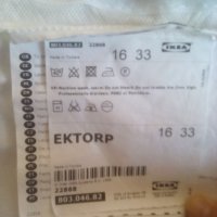 Продавам калъф за двуместен диван Ektorp Ikea., снимка 9 - Покривки за легло - 27698583