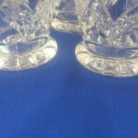 Кристални чаши за безлкохолно, гравюра, 5 бр , снимка 6 - Чаши - 40379842