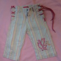 раирани панталонки до коляното, снимка 1 - Детски къси панталони - 37261057