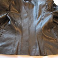 MISSION  естествена кожа, черно, вталено дамско сако, снимка 11 - Сака - 32441778