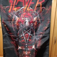 Slayer Pentagram Flag -60 см на 90 см-15 лв, снимка 1 - Китари - 43134142