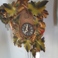 Стенен часовник с кукувица - Шварцвалд, снимка 3 - Антикварни и старинни предмети - 43360667
