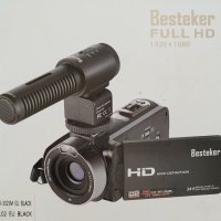 Продавам НОВА видеокамера Besteker FULL HD  мини  24 Mega Pixels, снимка 1 - Плейъри, домашно кино, прожектори - 43561063