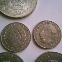 11 броя монети Мексико , снимка 8 - Нумизматика и бонистика - 44854195