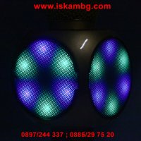 Светещ безжичен bluetooth караоке микрофон с LED светлини и вграден говорител  , снимка 2 - Други стоки за дома - 28453511