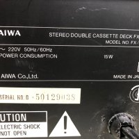 AIWA FX-W50 Double Cassette Deck, снимка 12 - Декове - 37601298