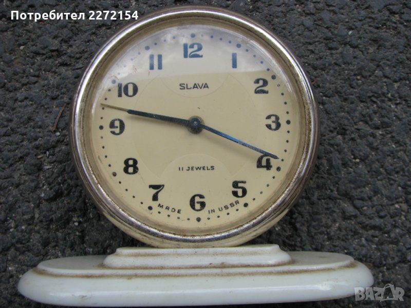 Часовник будилник Слава-6, снимка 1