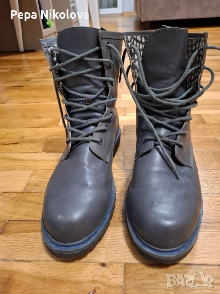 Боти от естествена кожа , снимка 1