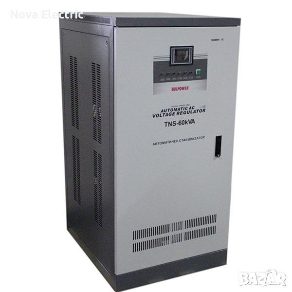 Автоматичен Стабилизатор На Ток 60KW BULPOWER С LED ДИСПЛЕЙ, снимка 1