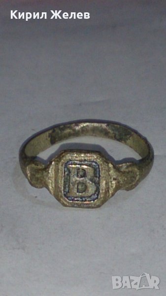 Старинен пръстен сачан - 60311, снимка 1