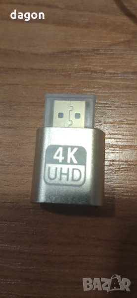 HDMI Virtual Display 4K HDMI за копачи 3060 , снимка 1