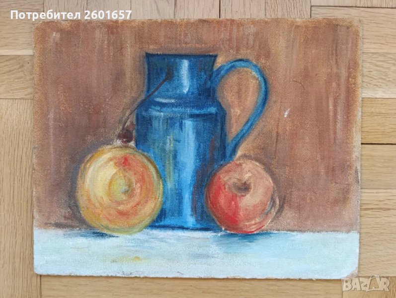 Натюрморт маслени бои., снимка 1